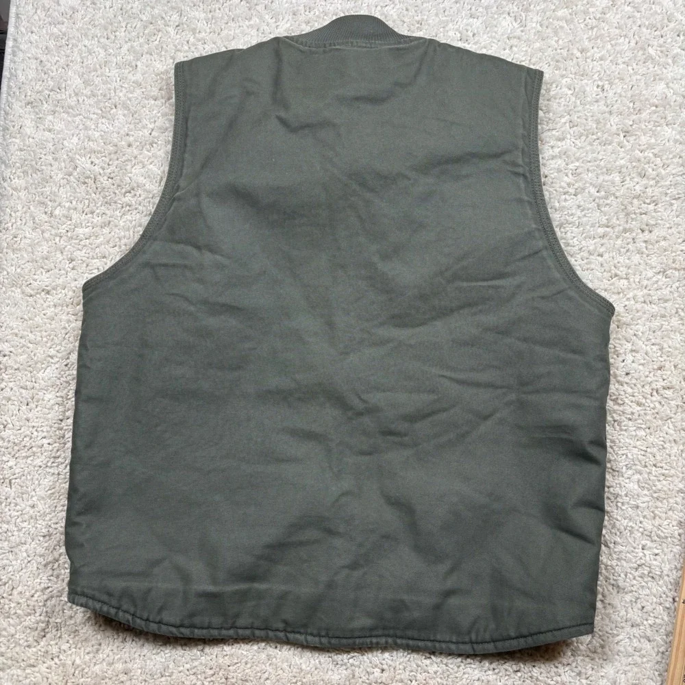 Ridgecut‎ Sherpa Lined Canvas Vest Tractor Supply 85th Anniversary Green L